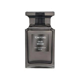 Tom Ford Oud Wood perfume for men and women, 100ml, featuring luxurious Oud scent in a sleek glass bottle.