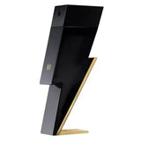 Carolina Herrera Bad Boy men's perfume bottle with sleek black design and silver accents, showcasing a sophisticated fragrance.