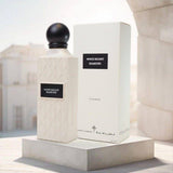 White Regent Diamond Ibrahim Al Qurashi perfume bottle for men and women, 200ml, with elegant white packaging and gold accents.