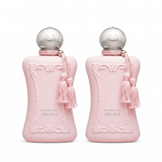Delina perfume for women by Marly, featuring elegant floral and fruity scent, showcased in a luxurious bottle.