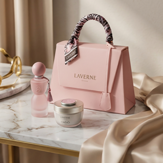 Laverne Bag from Lion's store featuring a stylish black leather design with silver hardware and a top handle.