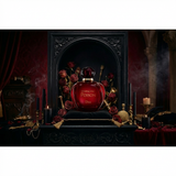 Elegant bottle of Hypnotic Poison Dior perfume for women with a sleek, dark design and gold accents.