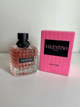 Valentino Donna Born In Roma women's perfume bottle with elegant design and clear branding, displayed on a neutral background.